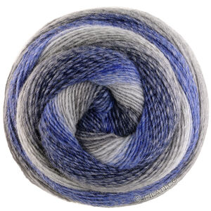 Lana Grossa GOMITOLO VERSIONE | 455-jeans/royal/gråblå/lys grå/mellem grå/mørk grå/sortblå