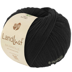 Lana Grossa LANDLUST BAUMWOLLE (GOTS) | 01-sort