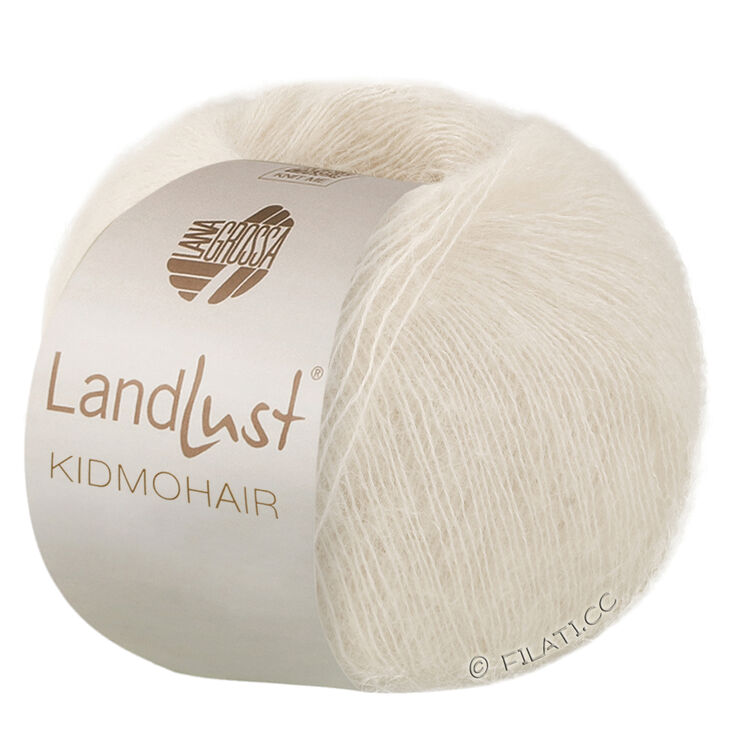 Lana Grossa LANDLUST KIDMOHAIR | 01-uldhvid