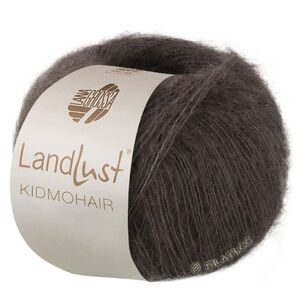 Lana Grossa LANDLUST KIDMOHAIR | 19-gråbrun