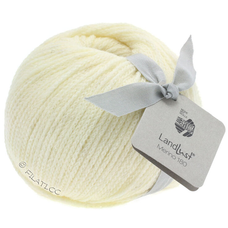 Lana Grossa LANDLUST MERINO 180 | 201-rå hvid