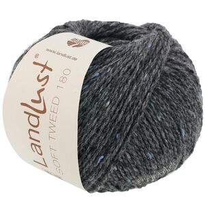 Lana Grossa LANDLUST Soft Tweed 180 | 105-antracit meleret