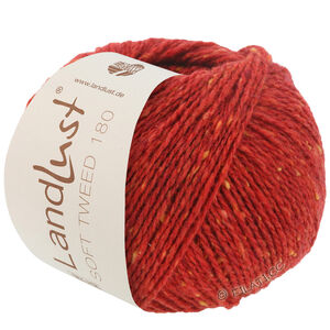 Lana Grossa LANDLUST Soft Tweed 180 | 111-rød meleret