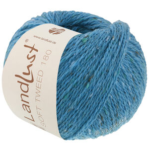 Lana Grossa LANDLUST Soft Tweed 180 | 129-turkisblå meleret