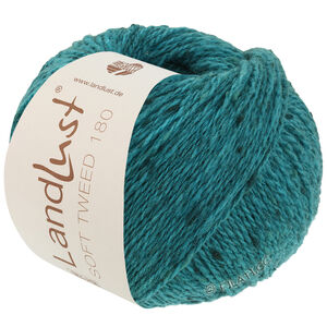 Lana Grossa LANDLUST Soft Tweed 180 | 130-petrol grøn meleret