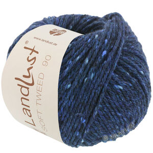 Lana Grossa LANDLUST Soft Tweed 90 | 14-mørk blå meleret
