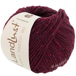 Lana Grossa LANDLUST Soft Tweed 90 | 23-burgund meleret