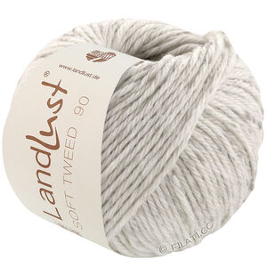 Lana Grossa LANDLUST Soft Tweed 90 | 25-sølvgrå meleret