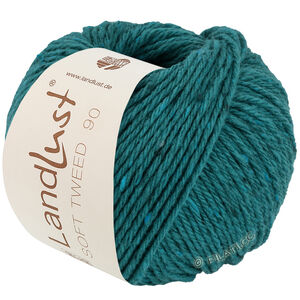 Lana Grossa LANDLUST Soft Tweed 90 | 30-petrol grøn meleret