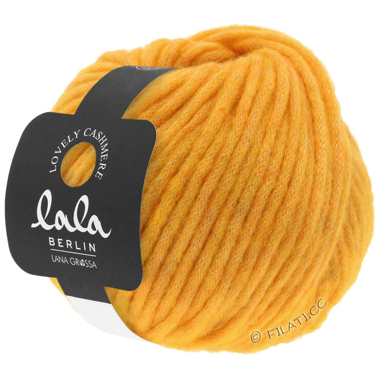 Lana Grossa LOVELY CASHMERE (lala BERLIN) | 01-æggeblomme gul