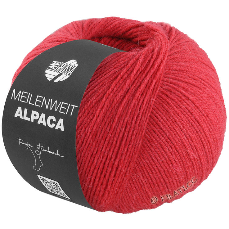 Lana Grossa MEILENWEIT 6-FACH 150g Alpaca | 1003-rød