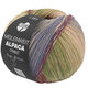 Lana Grossa MEILENWEIT 6-FACH 150g Alpaca Print | 1203-kaki/beige/gråblå/rødlila