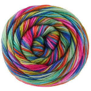 Lana Grossa MEILENWEIT 6-FACH 150g Cascata | 9746-himmelblå/lys blå/rødviolet/fuchsia/pink/grøn/petrol/mynte/turkis