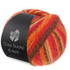Lana Grossa MEILENWEIT 6-FACH 150g Cosy Socks Multi Stripes | 2204-fuchsia/orangerød/mokka/laksrosa/rød