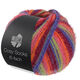 Lana Grossa MEILENWEIT 6-FACH 150g Cosy Socks Multi Stripes | 2205-bordeaux/blå/gråbeige/fuchsia/orange