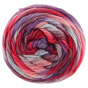 Lana Grossa MEILENWEIT 6-FACH 150g Fontana | 9751-fuchsia/mynte/lys grå/mauve/lilla/rødviolet