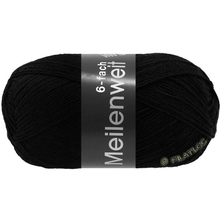 Lana Grossa MEILENWEIT 6-FACH 150g | 8814-sort