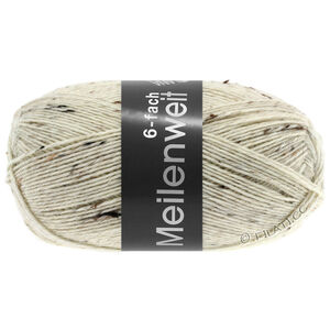 Lana Grossa MEILENWEIT 6-FACH 150g Mouliné/Tweed | 8817-natur meleret