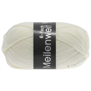 Lana Grossa MEILENWEIT 6-FACH 150g | 8840-hvid