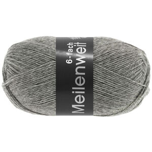 Lana Grossa MEILENWEIT 6-FACH 150g | 8961-grå meleret