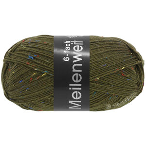 Lana Grossa MEILENWEIT 6-FACH 150g Mouliné/Tweed | 9248-mørk grøn
