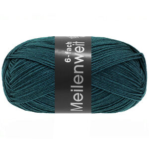 Lana Grossa MEILENWEIT 6-FACH 150g | 9682-mørk petrol