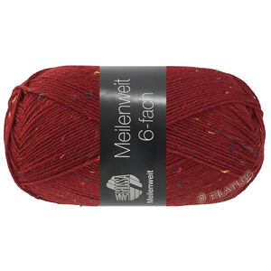 Lana Grossa MEILENWEIT 6-FACH 150g | 9863-vinrød