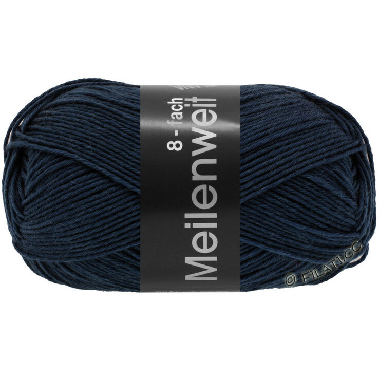 Lana Grossa MEILENWEIT 8-FACH 150g | 9556-natblå
