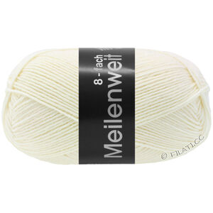 Lana Grossa MEILENWEIT 8-FACH 150g | 9560-rå hvid