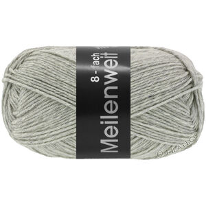 Lana Grossa MEILENWEIT 8-FACH 150g | 9564-lys grå meleret