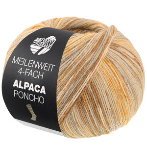 Lana Grossa MEILENWEIT 100g Alpaca Poncho | 2726-sandbeige/taupe/brun/lys beige/karamel