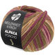 Lana Grossa MEILENWEIT 100g Alpaca Poncho | 2728-mosgrøn/rødviolet/ecru/orange/brun