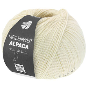 Lana Grossa MEILENWEIT 100g Alpaca | 2008-rå hvid