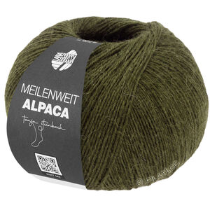 Lana Grossa MEILENWEIT 100g Alpaca | 2017-mørk oliven