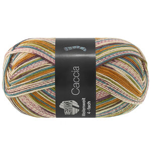 Lana Grossa MEILENWEIT 100g Caccia | 5306-okker/petrol/oliven/natur/mokka/aubergine/violet
