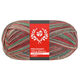Lana Grossa MEILENWEIT 100g Merino Christmas Lurex | 6810-hvid/mørk grøn/mørk brun/orange/lys grøn