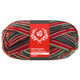 Lana Grossa MEILENWEIT 100g Merino Christmas Lurex | 6811-hvid/mørk grøn/mørk brun/orange/mørk rød/lys grøn