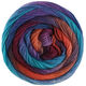 Lana Grossa MEILENWEIT 100g Color Mix Multi | 8019-orange/mørk brun/blækblå/royal/turkis/lilla/rødviolet