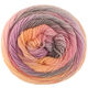 Lana Grossa MEILENWEIT 100g Color Mix Soft | 8069-lys grå/rosé/laks/nellikerosa/rosakvarts/lys orange/grå/mauve
