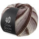 Lana Grossa MEILENWEIT 100g Cosy Socks Soft Stripes | 103-mokka/gråbrun/beige/creme