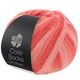 Lana Grossa MEILENWEIT 100g Cosy Socks Soft Stripes | 113-laks/laksrød/koral