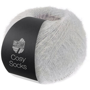 Lana Grossa MEILENWEIT 100g Cosy Socks | 08-lys grå