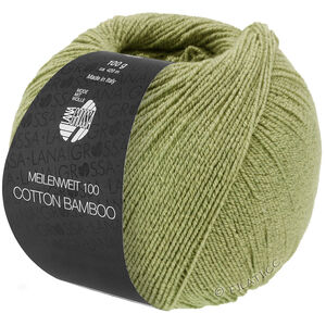 Lana Grossa MEILENWEIT 100g Cotton Bamboo | 39-lindgrøn