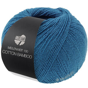 Lana Grossa MEILENWEIT 100g Cotton Bamboo | 42-turkisblå
