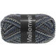 Lana Grossa MEILENWEIT 100g Black Denim Mix | 4658-sort/ecru/blågrå/taupe/mørk petrol/antracit