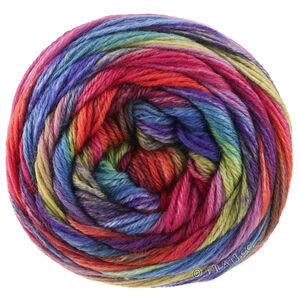 Lana Grossa MEILENWEIT 100g Fontana | 5453-forårsgrøn/rustrød/blåviolet/cyklamen/blå/royal/fuchsia