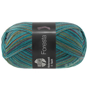 Lana Grossa MEILENWEIT 100g Foresta | 5325-søgrøn/aubergine/oliven/umbra/petrol/gråbeige/rødviolet/brun