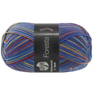 Lana Grossa MEILENWEIT 100g Foresta | 5327-blækblå/turkis/brun/mørk rød/sennepgul/lys grå/mørk grøn/orange