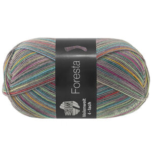 Lana Grossa MEILENWEIT 100g Foresta | 5328-musegrå/opalgrøn/jade/syren/rødviolet/turkis/sennepgul/safrangul/sartgrøn