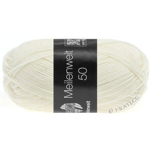 Lana Grossa MEILENWEIT 50g | 1101-hvid
